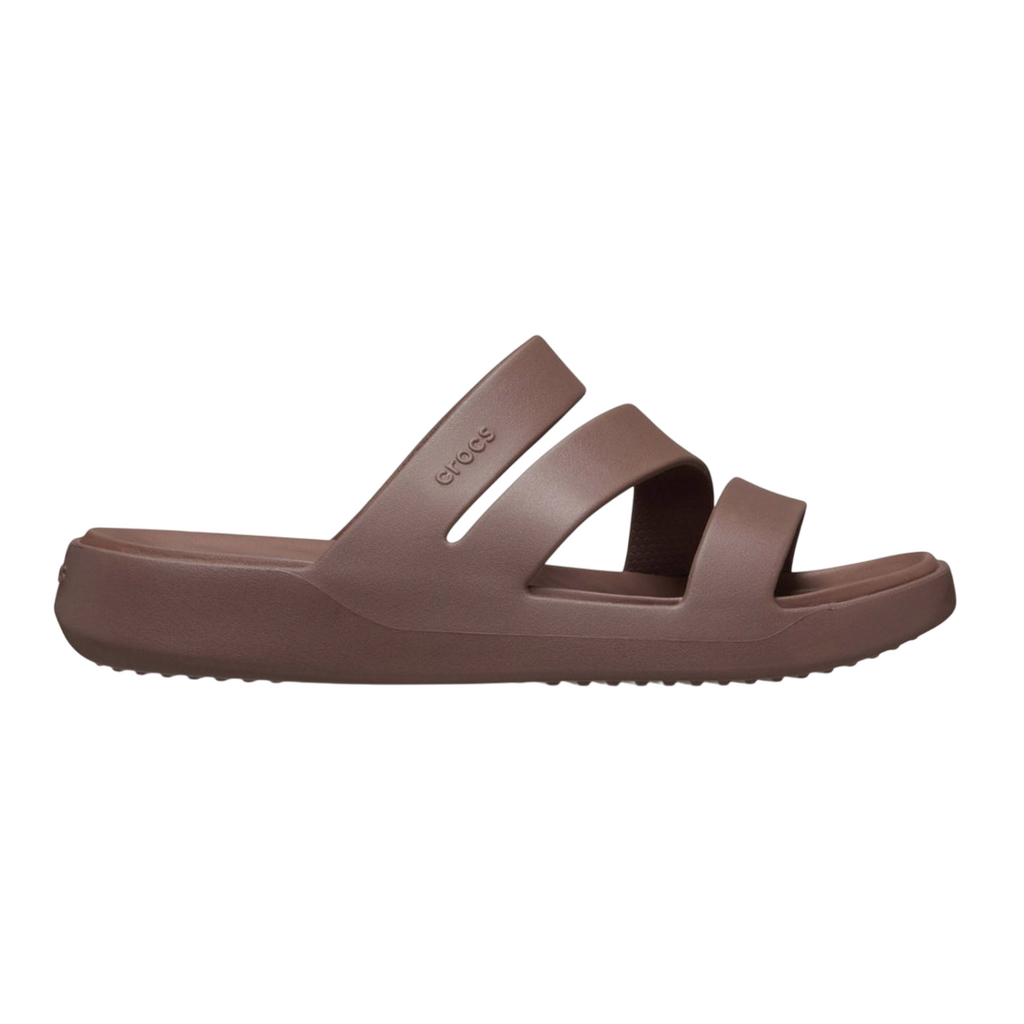 Crocs ciabatta sandalo Fuga Strappy da donna 209587-0LF tartufo