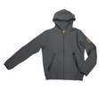 Ciesse felpa con cappuccio e cerniera intera da uomo 186comf00272 grigio