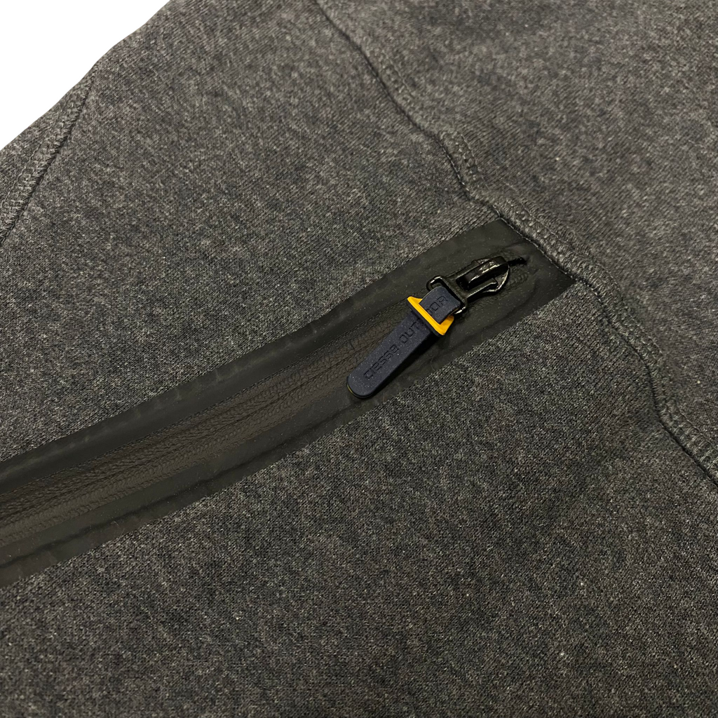 Ciesse felpa con cappuccio e cerniera intera da uomo 186comf00272 grigio