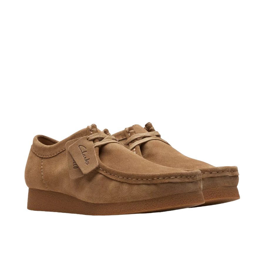 Clarks Wallabee EVO Uomo - Mocassino Camoscio Sabbia Scuro