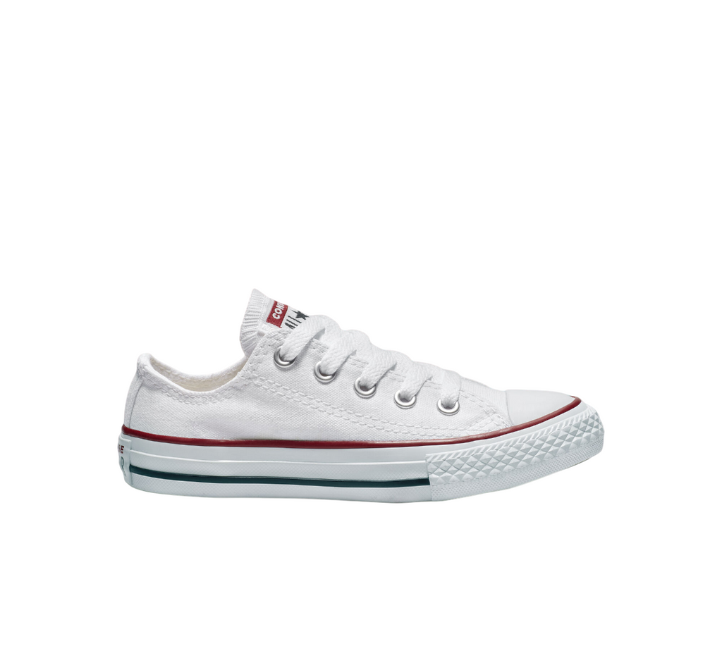 Converse All Star Chuck Taylor Classic Low Ox Junior Tela 3J256C | Sneakers bianca
