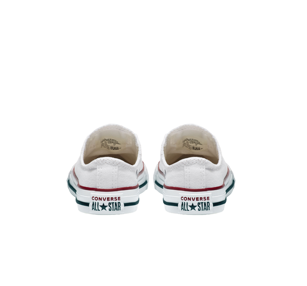 Converse All Star Chuck Taylor Classic Low Ox Junior Tela 3J256C | Sneakers bianca