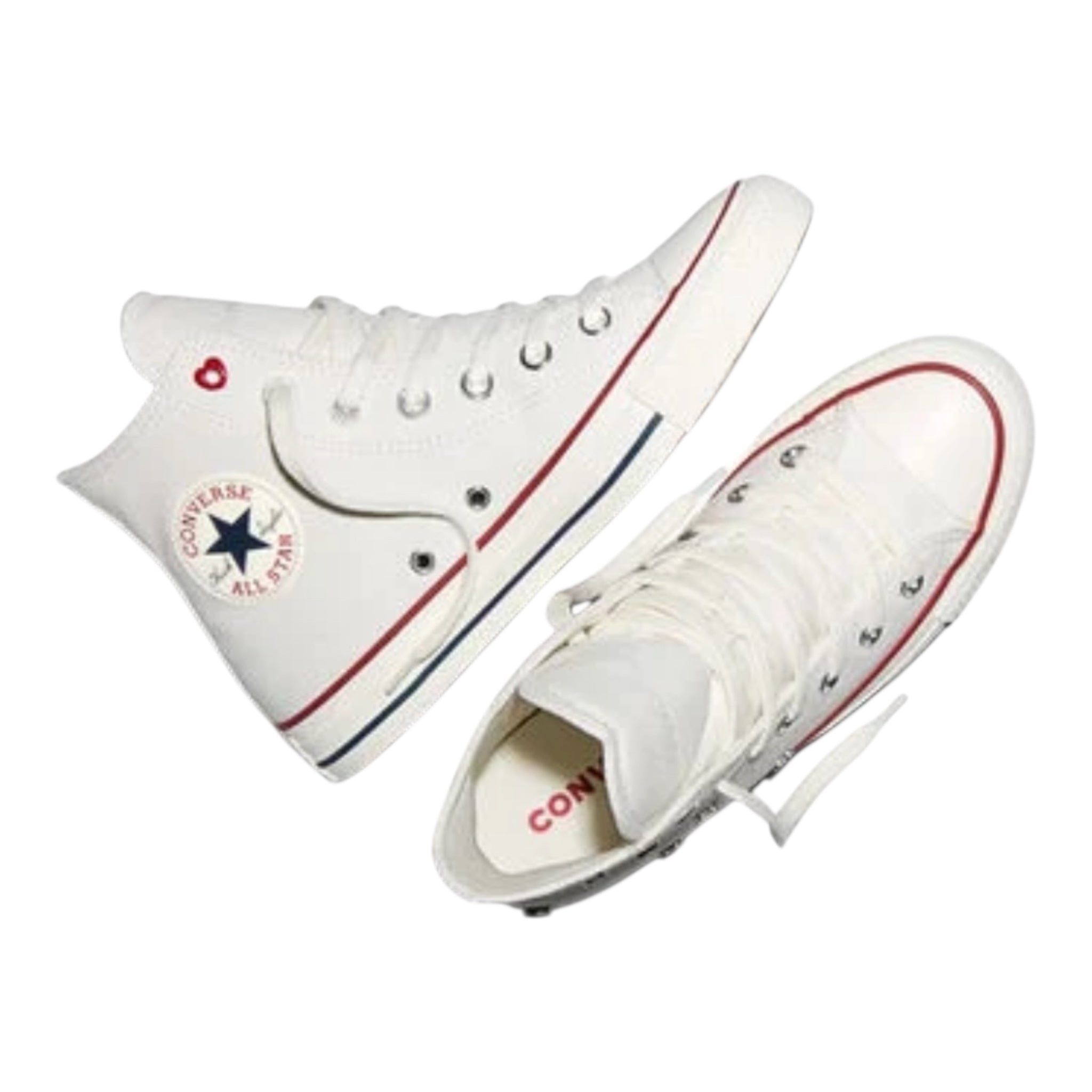 Converse Chuck Taylor All Star Valentine's Day A19055C Bianco Vintage Rosso Donna