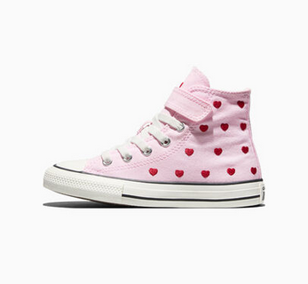 Converse Chuck Taylor All Star Easy-On Valentine's Day A19066C Rosa Bianco Bambini
