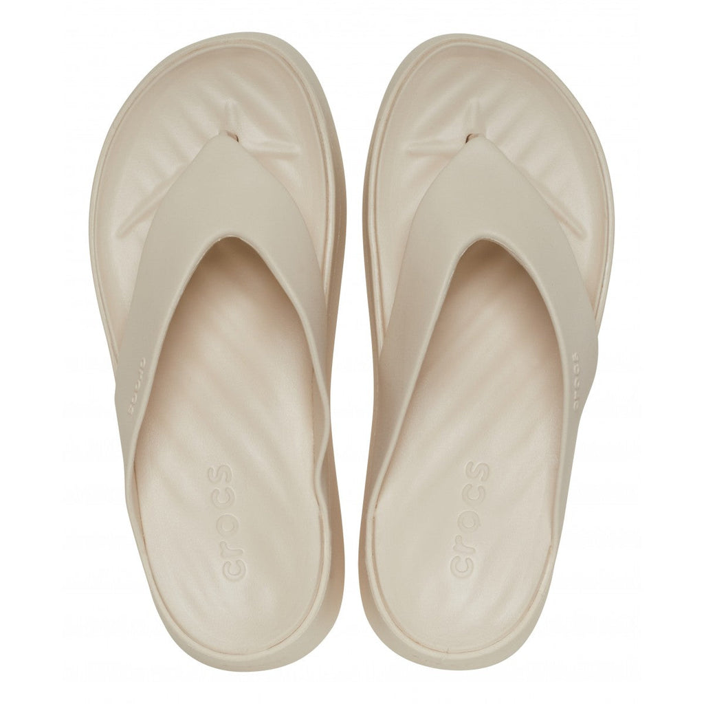 Crocs Getaway Platform Flip W 209410-STUC Sandalo Infradito Donna Stucco