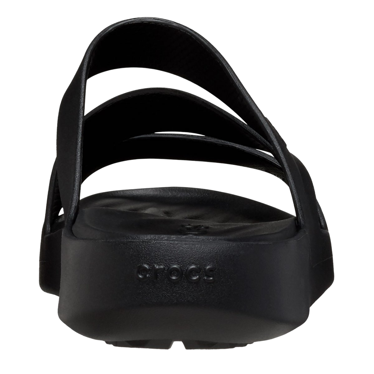 Crocs ciabatta sandalo Fuga Strappy da donna 209587-001 nero