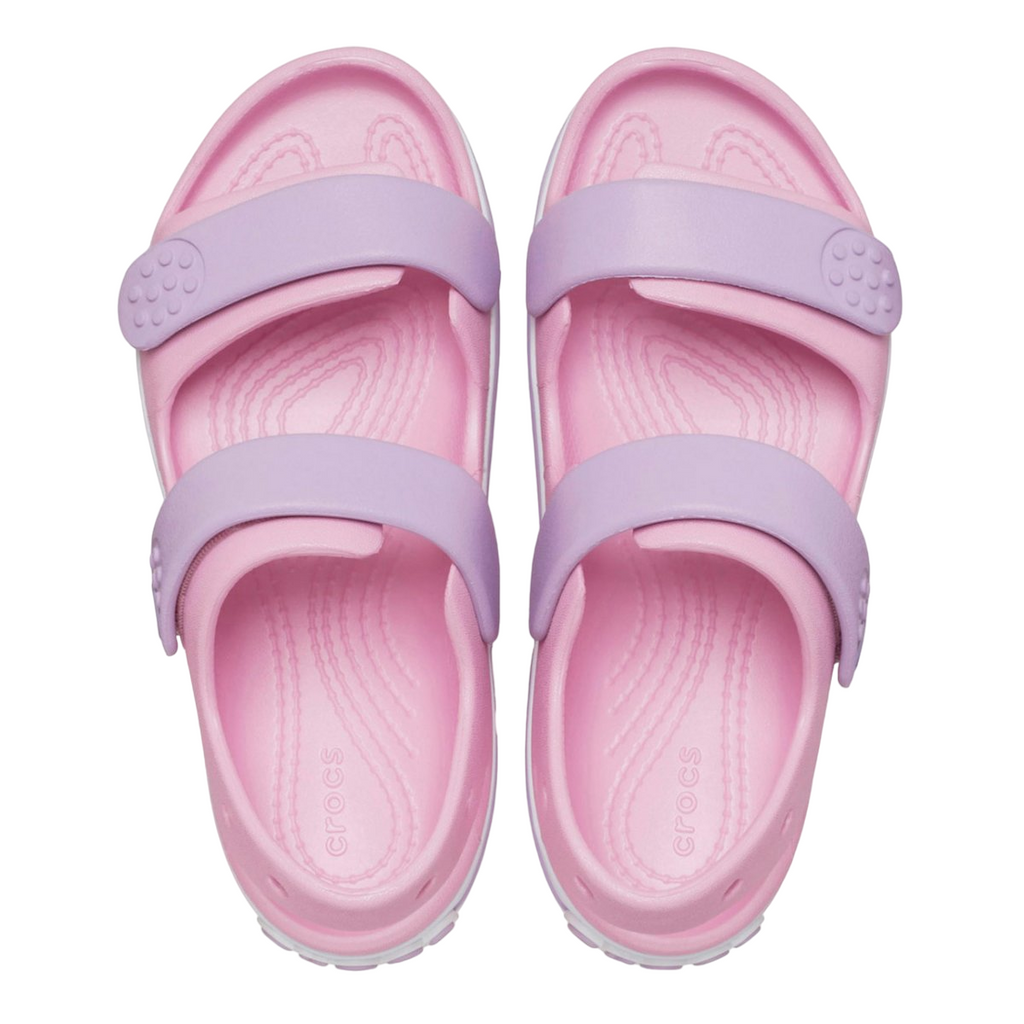 Crocs sandalo da bambina Crocband Cruiser 209423-84I rosa-lavanda