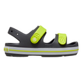 Crocs sandalo da bambino Crocband Cruiser 209423 1NJ grigio-giallo acido