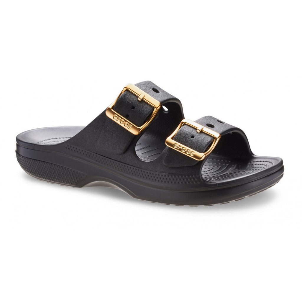 Crocs sandalo da donna Saturday Metallic Buckle 213316-001 Black