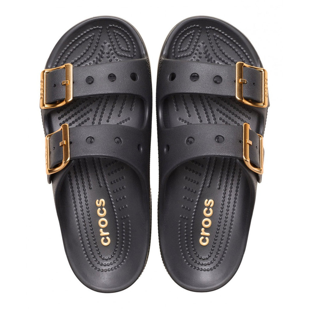 Crocs sandalo da donna Saturday Metallic Buckle 213316-001 Black