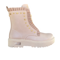 Cult Stivaletto T-388B 3540 Beige Ragazza 7 Fori Borchie Rouge