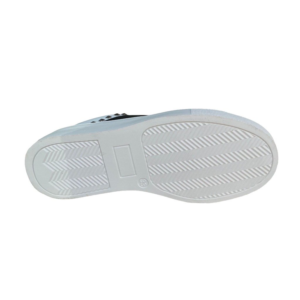 Cult scarpa sneakers da bambina T-011 bianco-nero