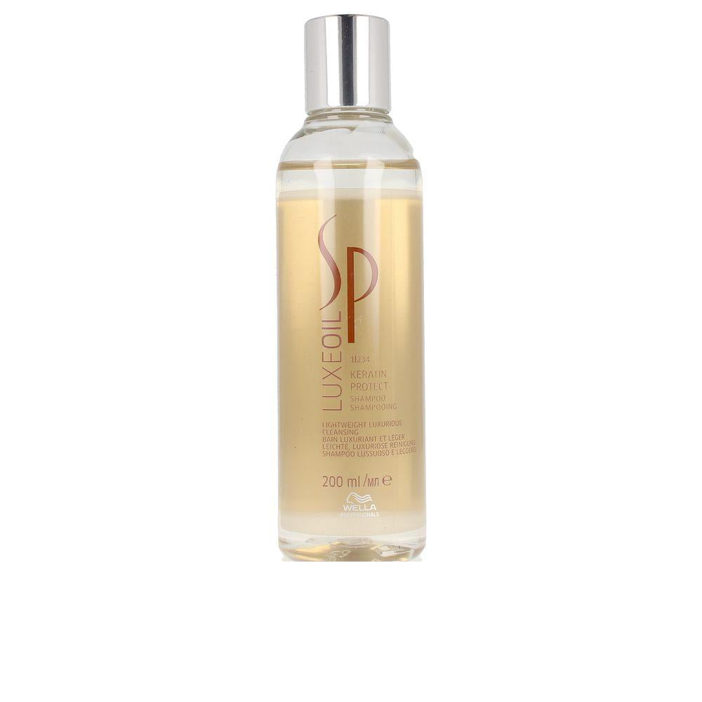 System Professional Sp Luxe Oil Shampoo Keratin Protect Capelli Lisci E Lucenti