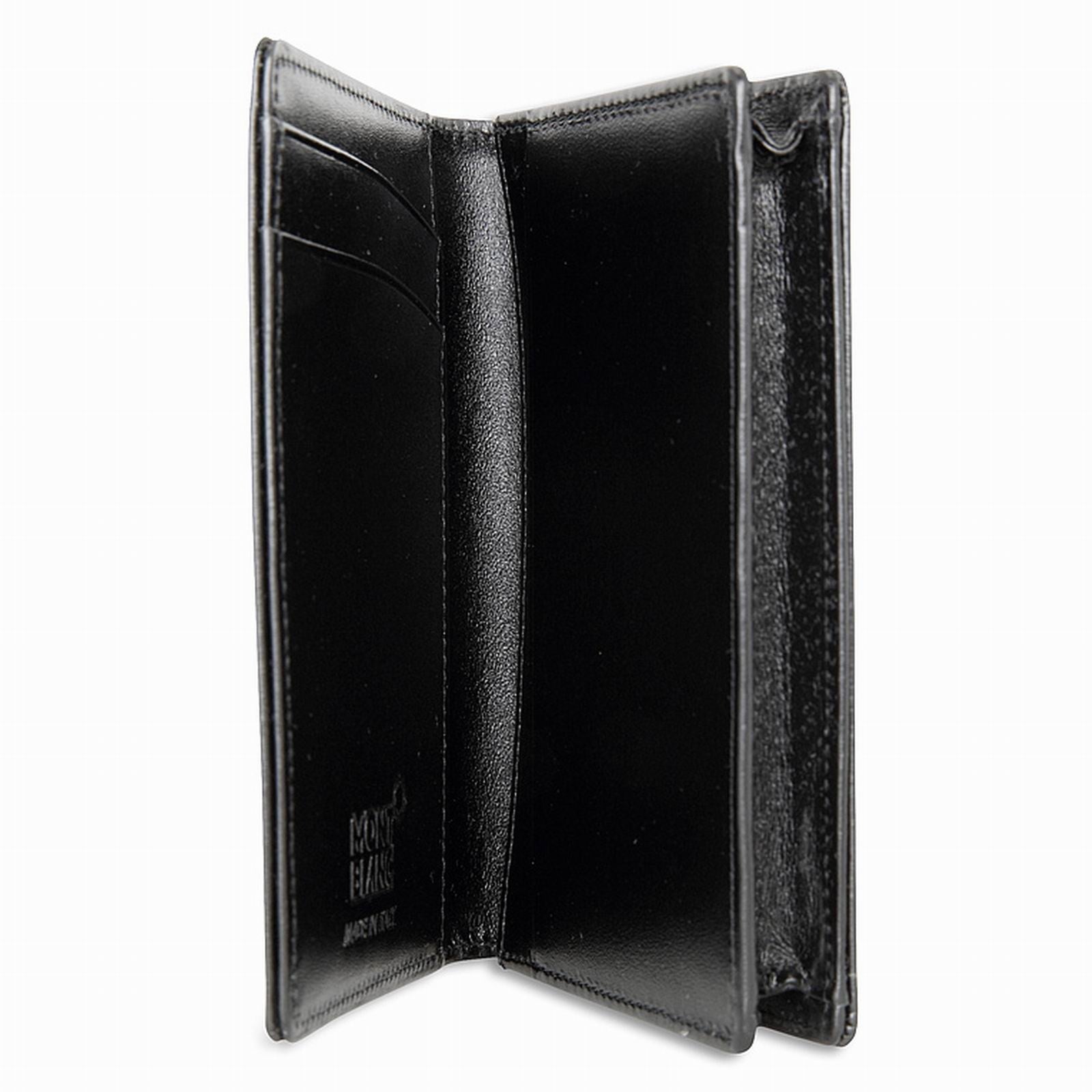 Montblanc porta carte Meisterstück 4 scomparti nero 198321