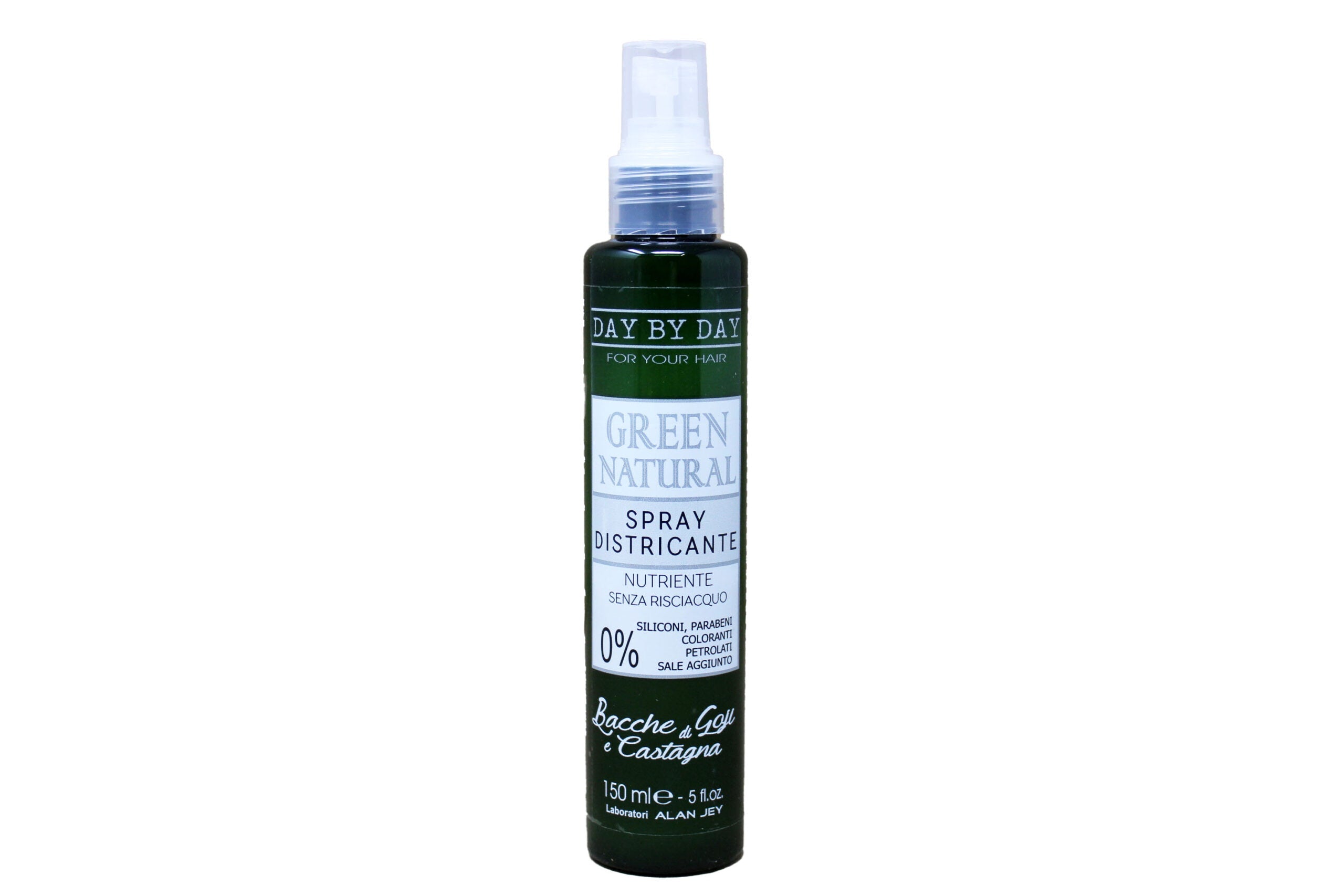 Day By Day Green Natural Spray Districante Nutriente Per Capelli 150 ml