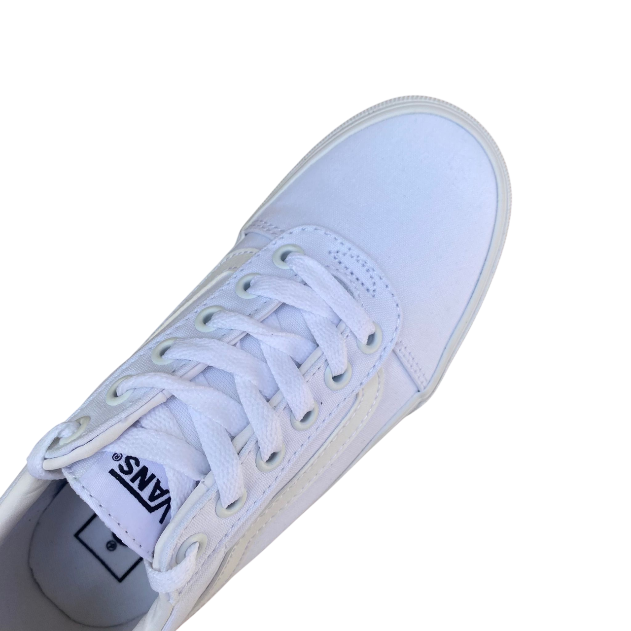Vans Ward Platform VN0A3TLC0RG1 - Sneakers Donna Bianche Canvas