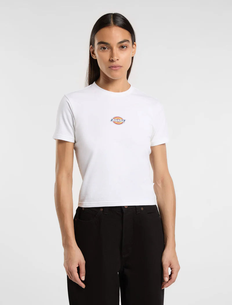 Dickies T-shirt Maple Valley DK0A4ZAO0WH1 Bianco Donna Regular