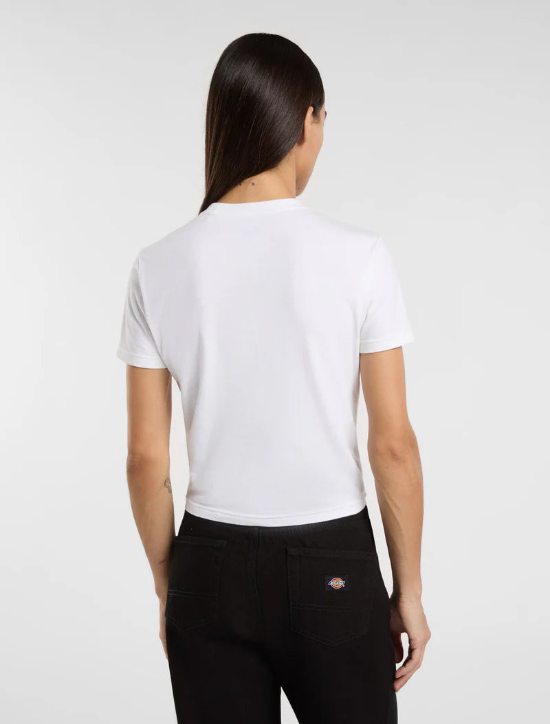Dickies T-shirt Maple Valley DK0A4ZAO0WH1 Bianco Donna Regular