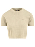 Dickies T-shirt Donna Plentywood DK0A866FL441 Beige – Cotone a Coste