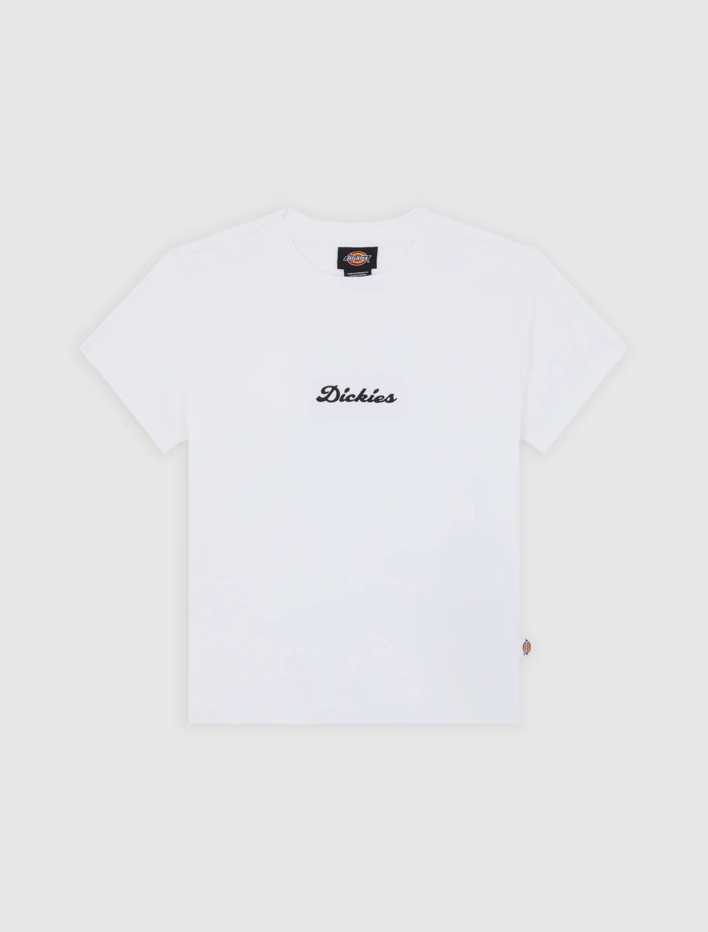 Dickies T-shirt Donna Wellsville DK0A88JT0WH1 Bianca – Cotone 275 g/m²