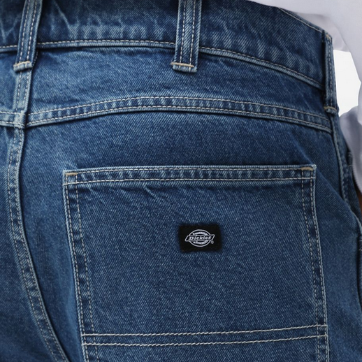 Dickies bermuda in jeans da uomo Garyville DK0A4XCK1 blu classico