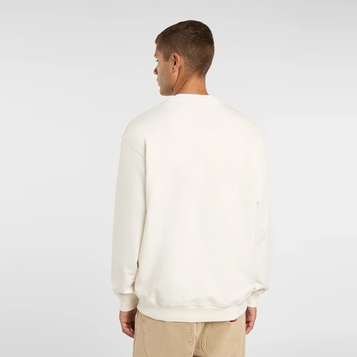 Dickies felpa girocollo da uomo Loretto DK0A88OCECR1 ecru