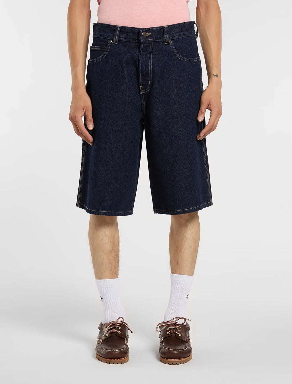 Dickies pantaloncino jeans da uomo 958 13-Inch loose DK0A88JPRIN1 blu