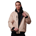 Dolly Noire giubbino bomber reversibile Luca Barcellona nero-beige