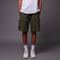 Dolly Noire Techno Cargo Shorts Uomo Verde Forest Night - PA144-PO-04