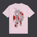 Dolly Noire T-shirt Asso di Spade Outline Rosa Marshmallow - TS1132-TT-03