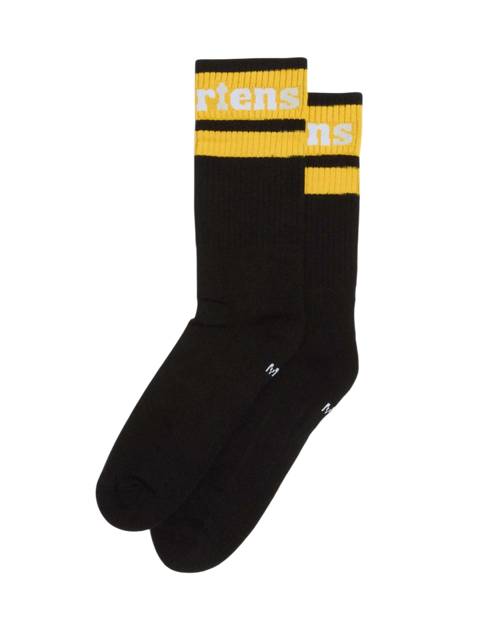 Dr. Martens Calzino Athletic Logo AC681105 Nero – Comfort Iconico