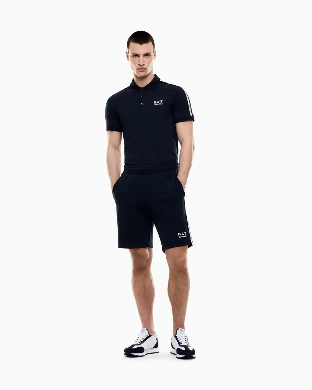 EA7 Emporio Armani Polo Uomo Blu Italian Spirit 7M001862 AF12503 UB102
