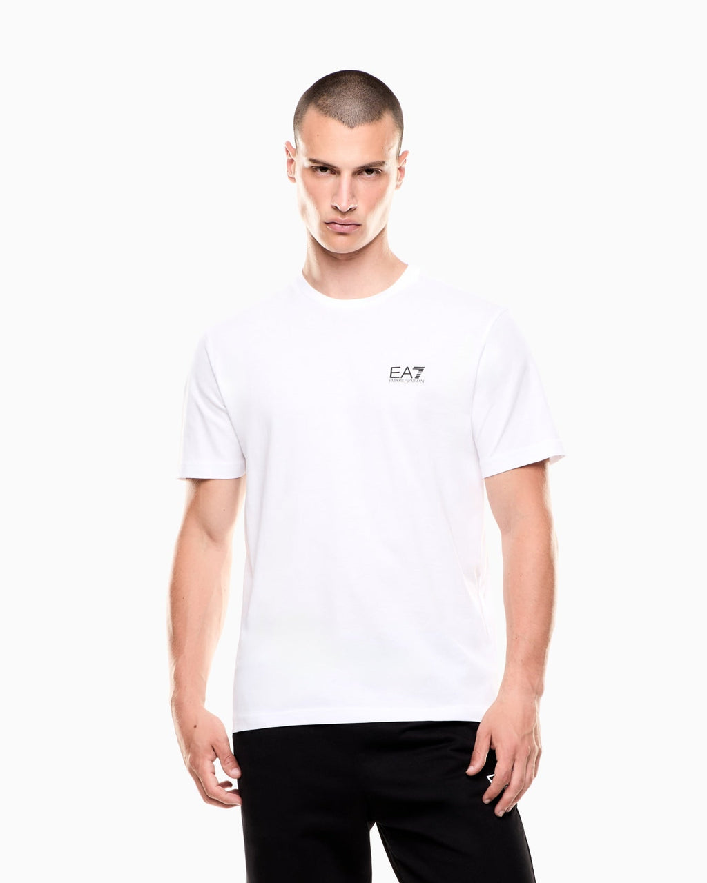 EA7 Emporio Armani T-shirt Logo Series Uomo Bianca 7M000567 AF10375 M0003