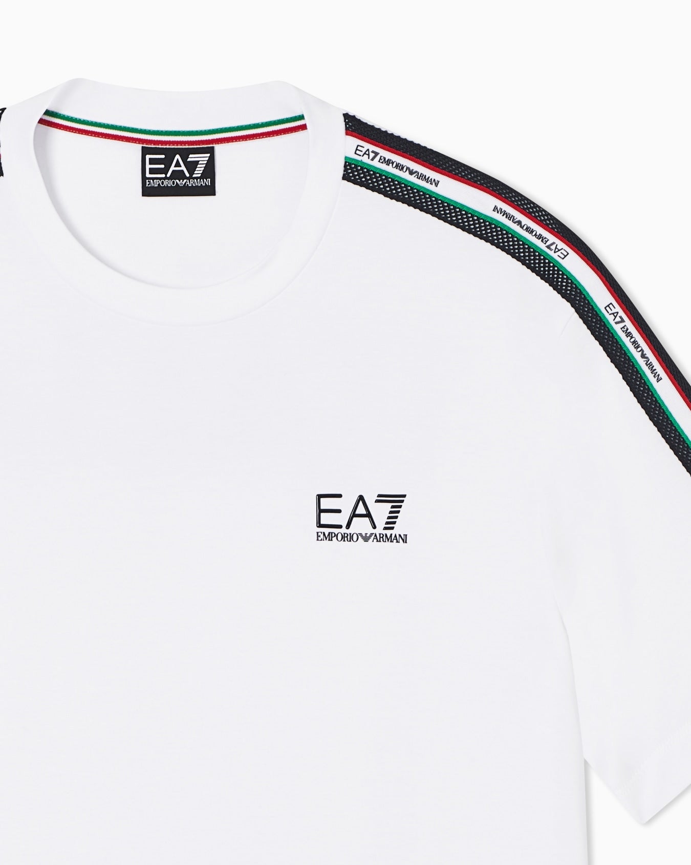 EA7 Emporio Armani T-shirt Uomo Bianca Italian Spirit - 7M001861 AF12503 U0002