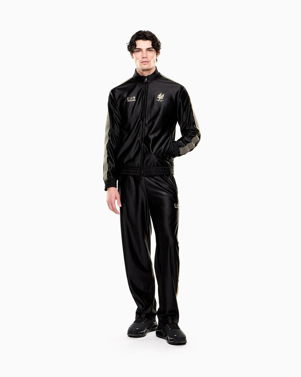 EA7 Emporio Armani Tuta Sportiva Uomo Nera Soccer 7M001613 AF21688 UC001