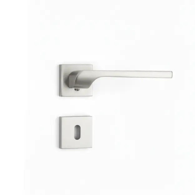 MANIGLIA PER PORTA MIREA CROMO SATINATO