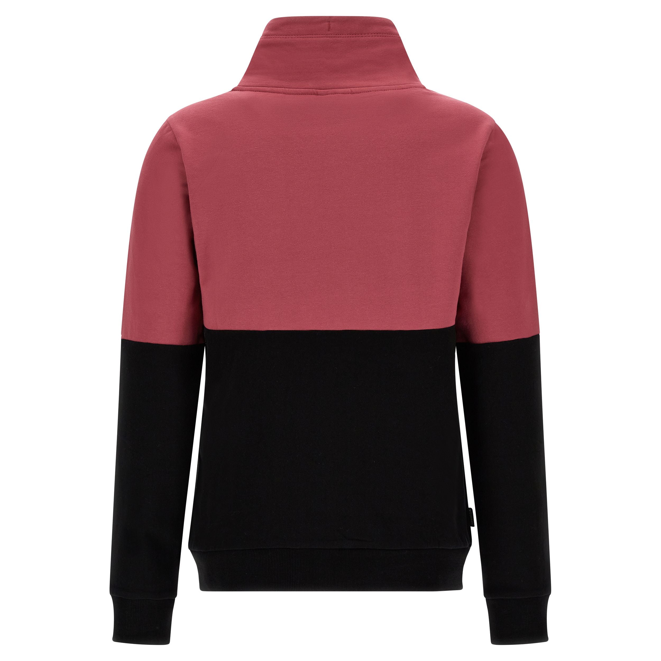 Freddy tuta sportiva da donna con zip e collo ad anello e inserto a fantasia F3WTRK3 F93N malaga-nero