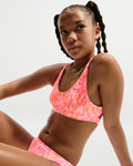 Nike Bikini Lace Up Ragazza Rosa NESSF743GP-663