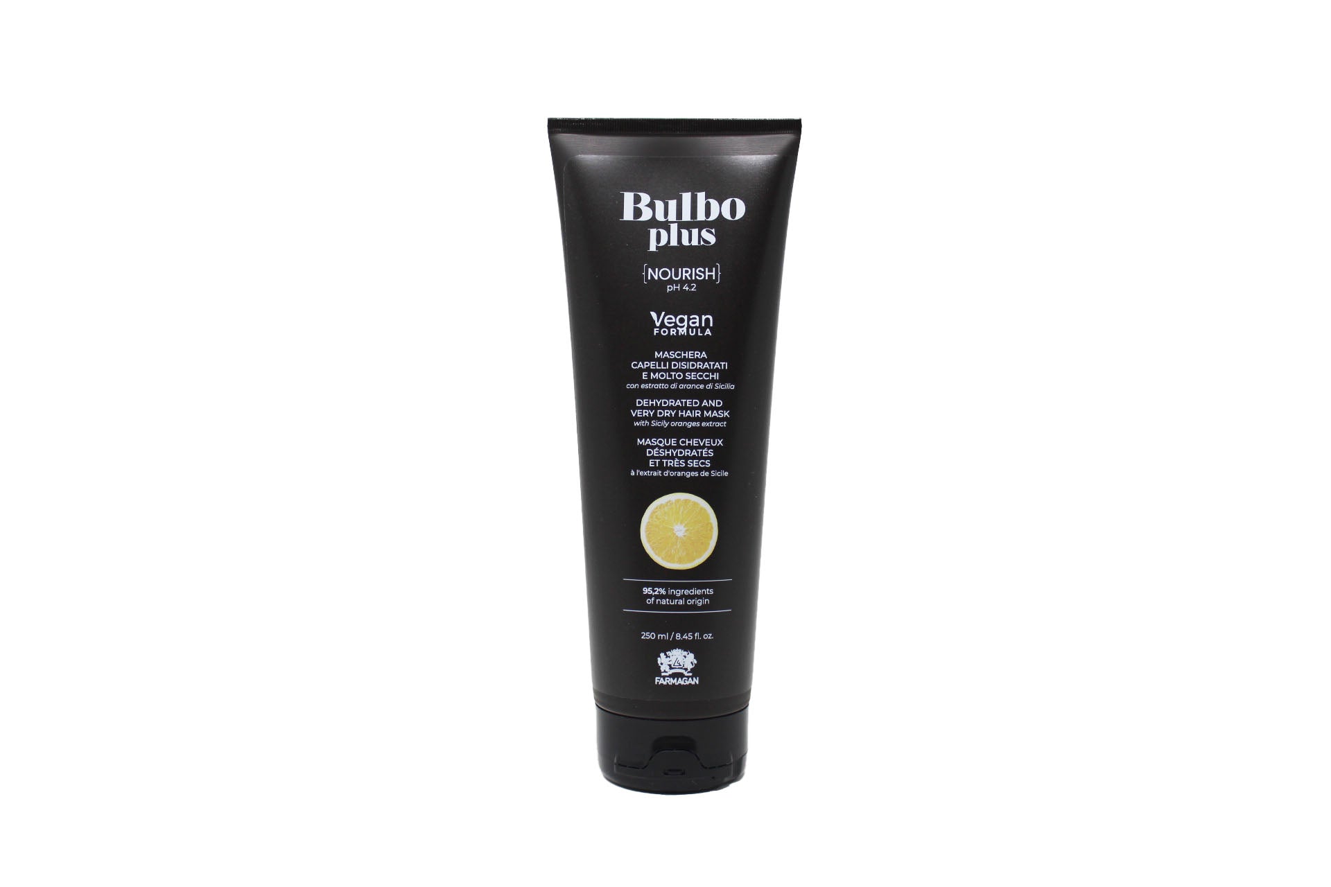 Farmagan Bulbo Plus Formula Vegan Nourish Maschera Per Capelli Danneggiati E Molto Secchi 250 ml