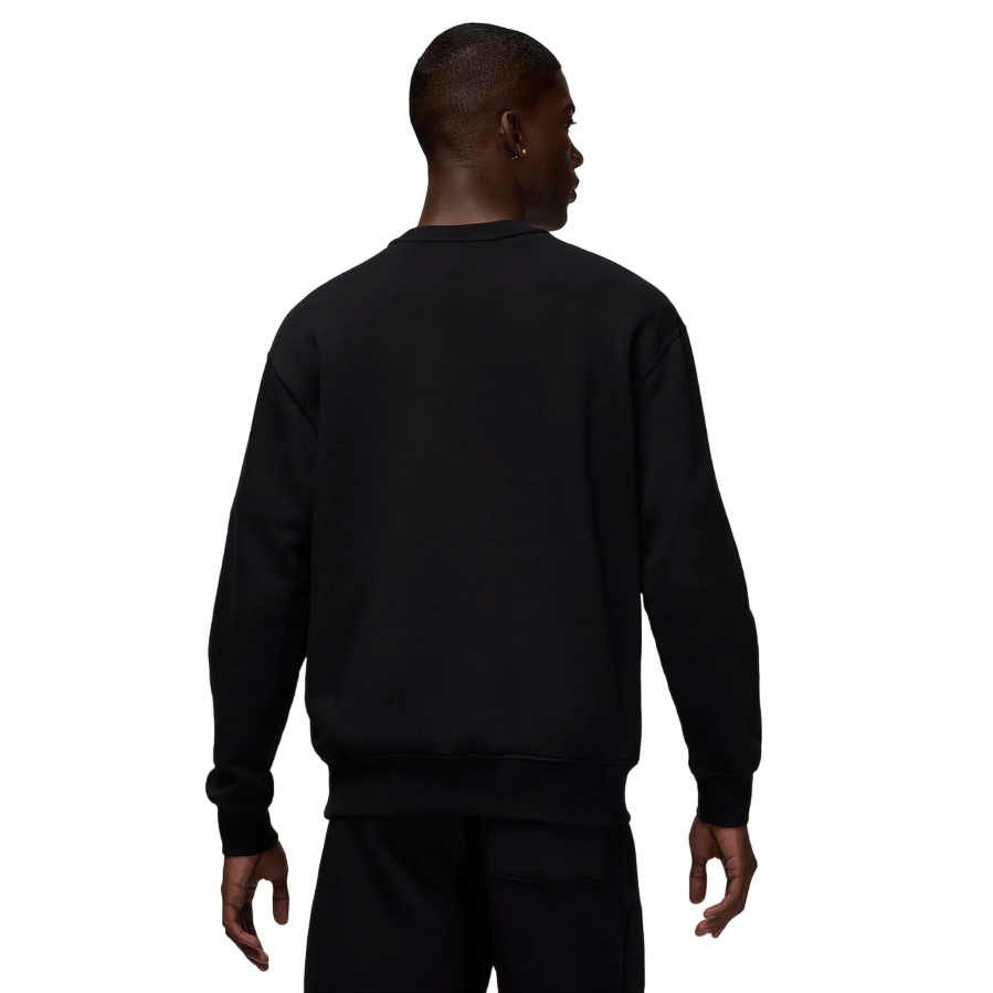 Felpa Jordan Brooklyn Fleece Nera Uomo FV7293-010 | Girocollo Streetwear