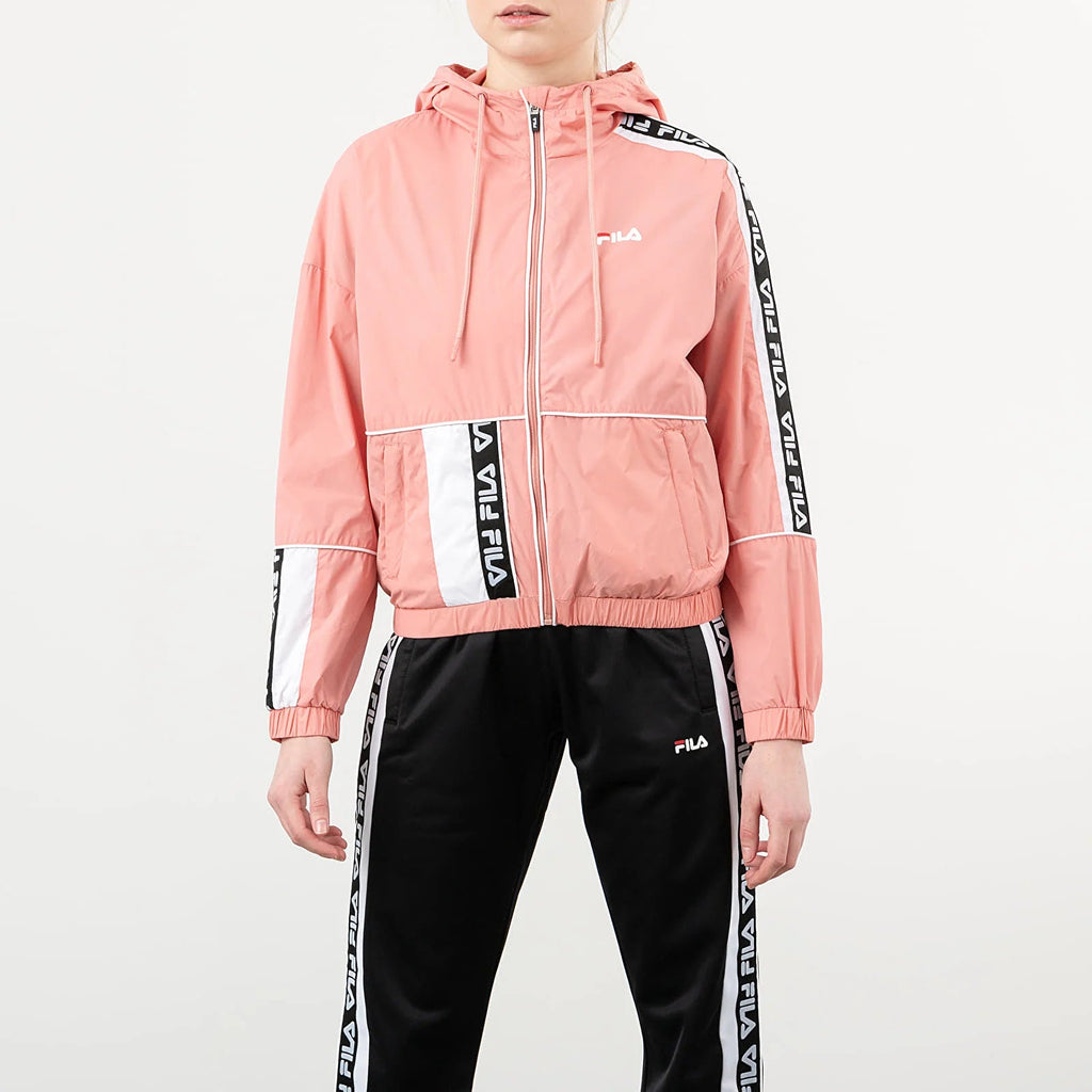 Fila Tale Wind Jacket Donna Rosa Salmone Bianco - 687692 A483