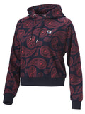 Fila felpa con cappuccio da donna Callison aop Hoody 688969 B419 bordeaux