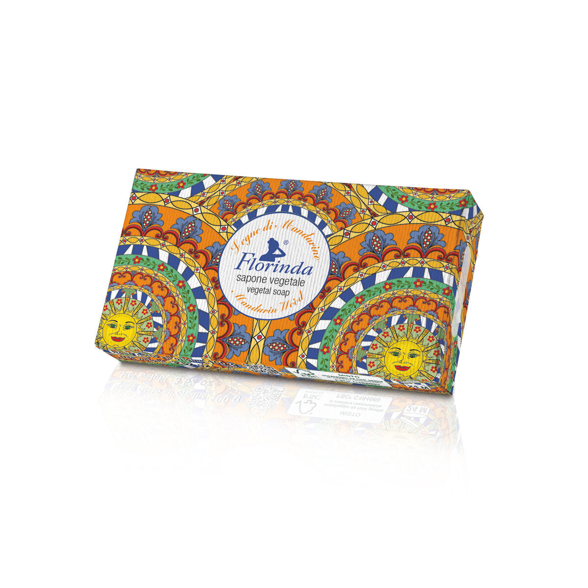 Florinda Botteghe Del Sole Saponetta Vegetale Mani e Corpo Legno Di Mandarino 100 gr
