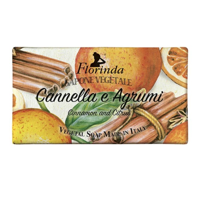 Florinda Saponetta Vegetale Mani E Corpo Cannella E Agrumi 100 gr