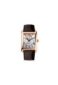 Frederique Constant FC-310MC4S34 – Automatico Swiss Made, quadrante bianco, cassa rettangolare 30.4×33.3 mm acciaio oro rosa