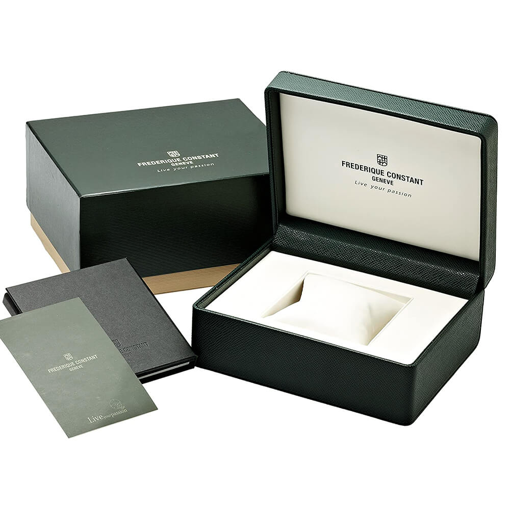Frederique Constant FC-310MC4S36 – Automatico Swiss Made, quadrante silver, cassa rettangolare 30.4×33.3 mm