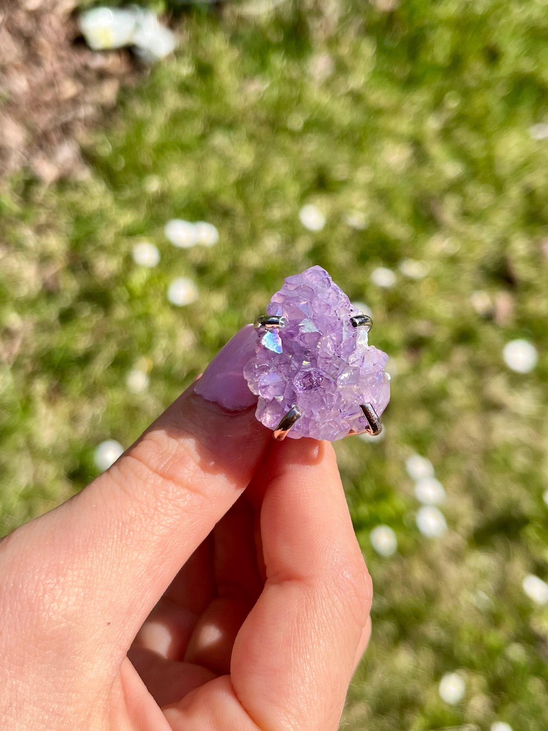 Anello Ametista Aura