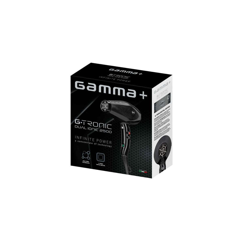 GammaPiù G-Tronic Dual Ionic 2500 Asciugacapelli Porfessionale Con Motore Digitale G-Tron Rose Gold