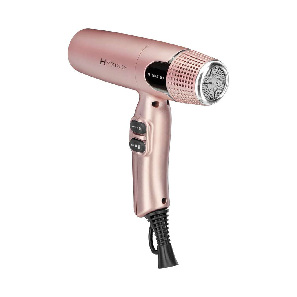 GammaPiù Hybrid Asciugacapelli Con Motore Digitale E Tecnologia Ionic 1800 W Gold Rose