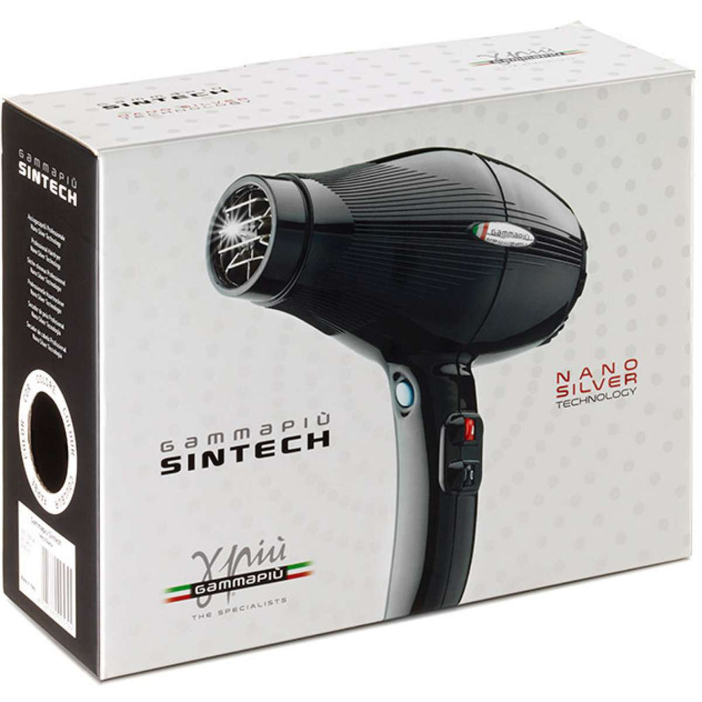 GammaPiù Sintech Nano Silver Asciugacapelli Professionale 2300 W Nero